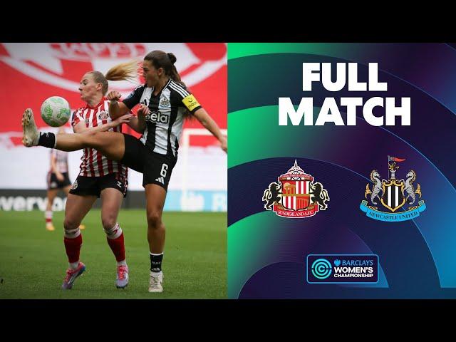 Full Match: Sunderland v Newcastle United | Barclays Women's Championship