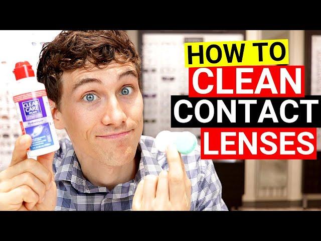 How to Clean Soft Contact Lenses and Contact Lens Case