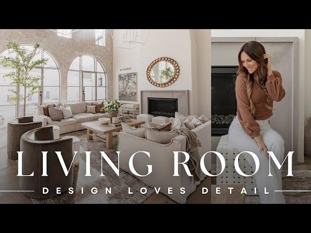 LIVING ROOM MAKEOVER - Designer Tips for Affordable Luxury with Mollie Openshaw