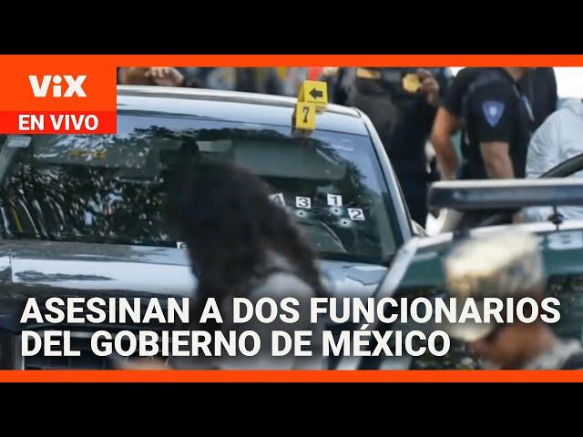 EN VIVO: Asesinan a plena luz del día a dos funcionarios de gobierno en la Ciudad de México