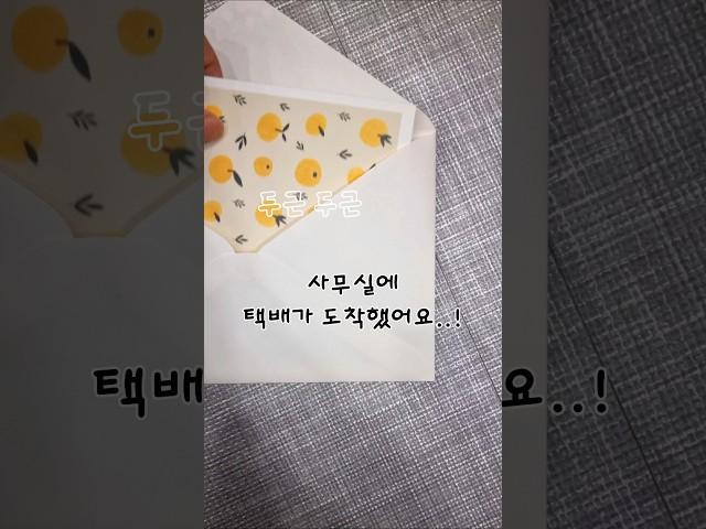두근 두근 택배 언박싱 #일상브이로그