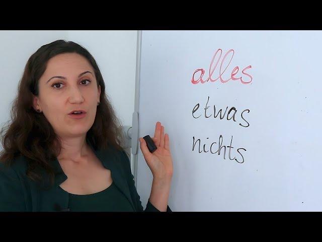 Wie sagt man das richtig? - ALLES oder ALLEM - typische Fehler (Deutsch, Grammatik, Übung, B2, C1)