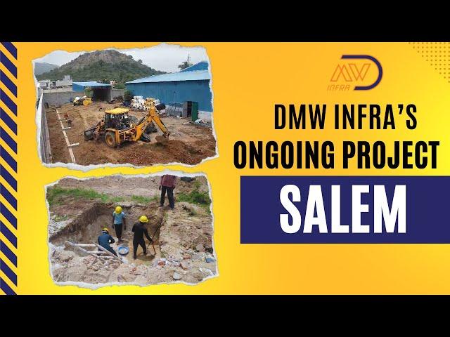 DMW Infra's Ongoing Project at Salem  | Area 20000 Sq.ft | Ware House Building #construction