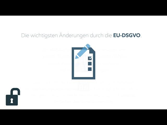 Die EU DSGVO 2018 – Safety First