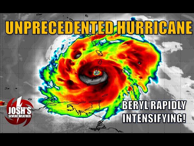 6/29/24: Beryl to Become the Earliest Major Hurricane on Record to Hit the Windward Islands