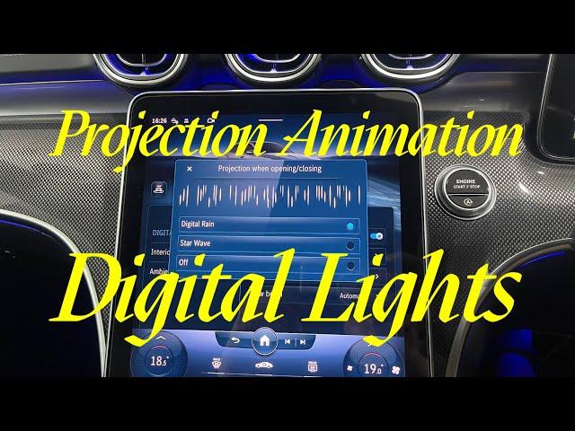 Mercedes Digital Lights with Animation in W206 W223, Code 43U, 42U, 30U