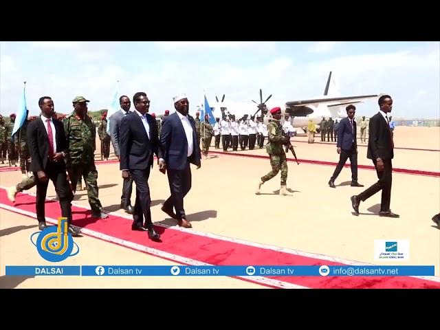 Galmudug State leader Ahmed Qoor Qoor in Kismayo for talks with his Jubbaland counterpart