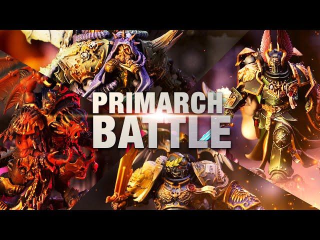 Four Primarchs! Four Players! Team Chaos vs Team Imperium Warhammer 40k in 40m