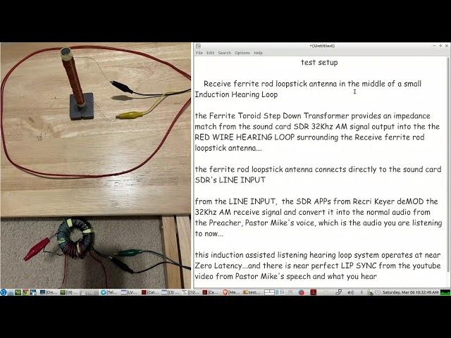 Build an Assisted Listening System 32Khz AM Transmitter & Receiver using 2 sound card SDR devices