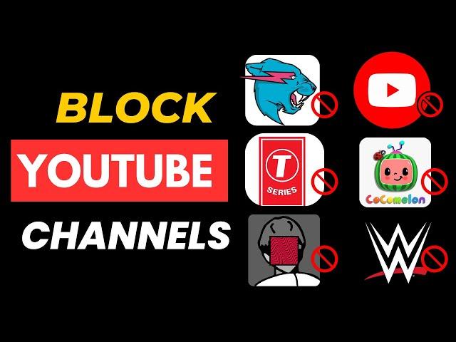 How to Block YouTube Channels 2024 | How to Hide Channels on YouTube