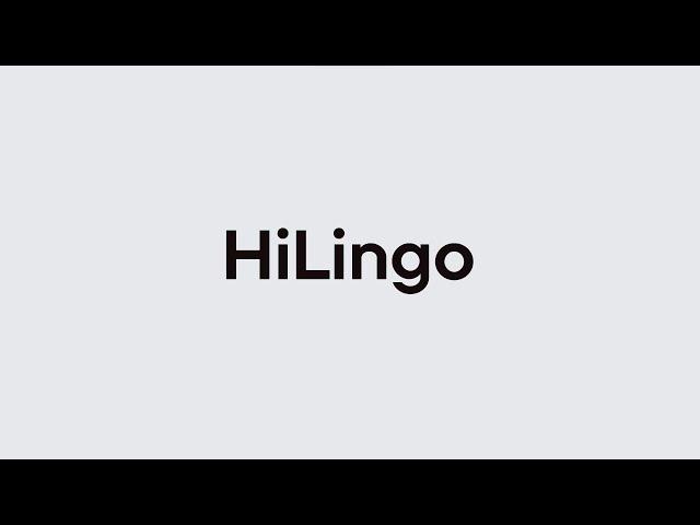 번역출판의 새로운기준, HiLingo