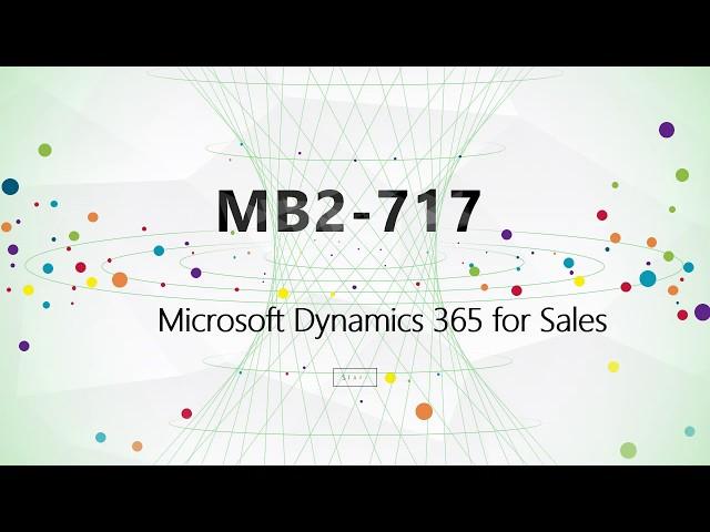 CertTree MB2-717 Microsoft Dynamics 365 for Sales study guide