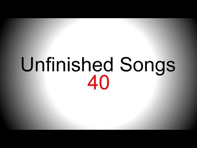 Upbeat acoustic guitar singing backing track - Unfinished song No.40