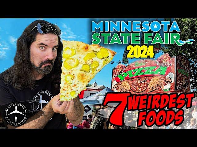 MINNESOTA STATE FAIR 2024! 7 weirdest foods!