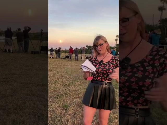Reporter misses rocket launch   #spacex #starlink #falcon9