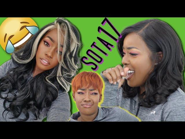 PT. 17! SLAY OR THROW AWAY TRYING OUT SUPER AFFORDABLE WIGS!!? | MARY K. BELLA