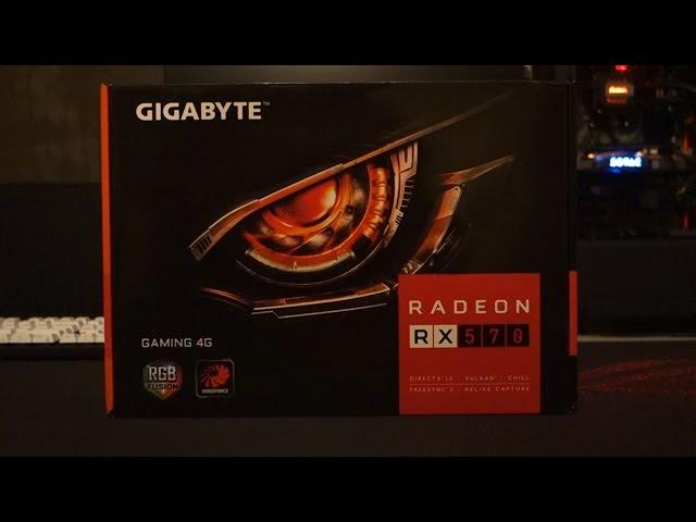 gigabyte rx 570 unboxing