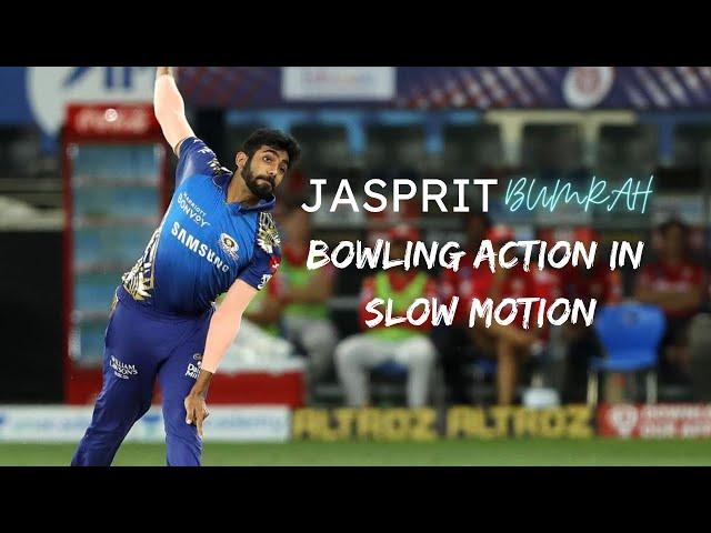 Jasprit Bumrah Bowling Action : In Slow Motion