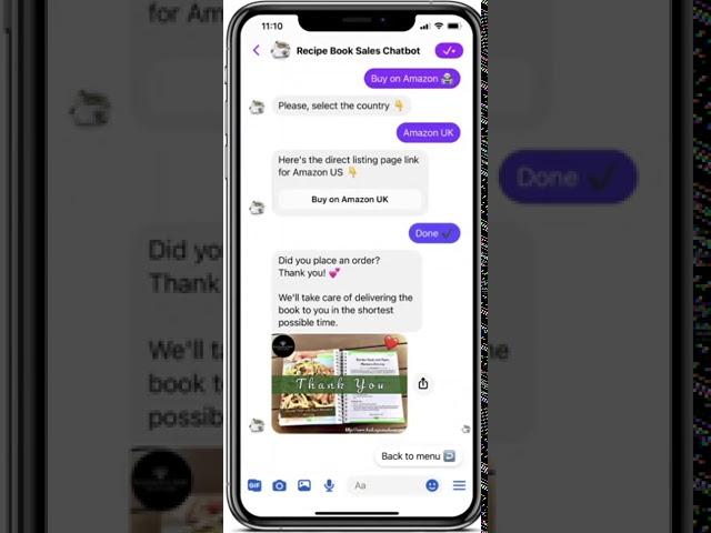 Recipe Book Sales Chatbot