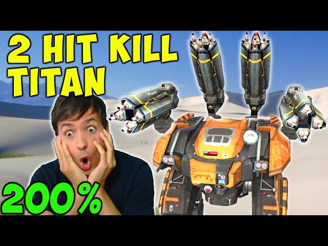 2-Hit Titan Kill? Jump BEHEMOTH THERMITE Overdrive War Robots Gameplay WR