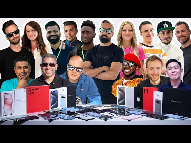 Which SMARTPHONES Do We Actually Use? 2024 Edition ft. MKBHD, Technical Guruji + More