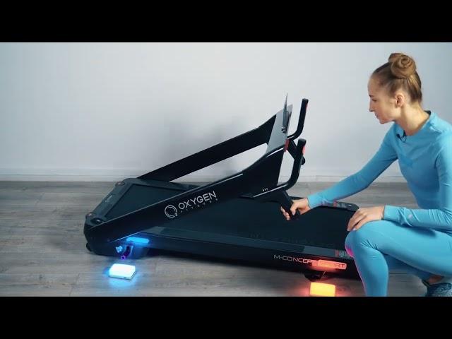 OXYGEN FITNESS M CONCEPT SPORT BLACK Обзор беговой дорожки