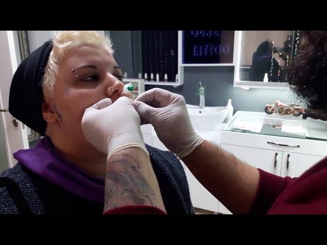 Manisa Cyber Bites Piercing (Pung Girl Get The New Piercing)