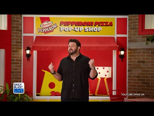 Adam Richman Talks Pepperoni Pizza on Daily Blast Live