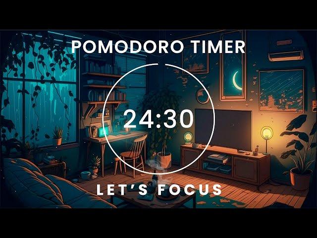 2-Hour Study With Me  Deep Focus Lofi Music, Study & Work ︎ Pomodoro 25/05