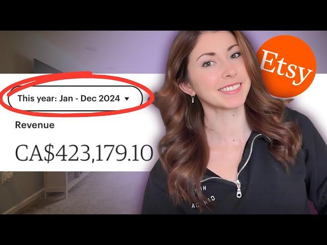 How I Make 400k on Etsy per year (My strategy)