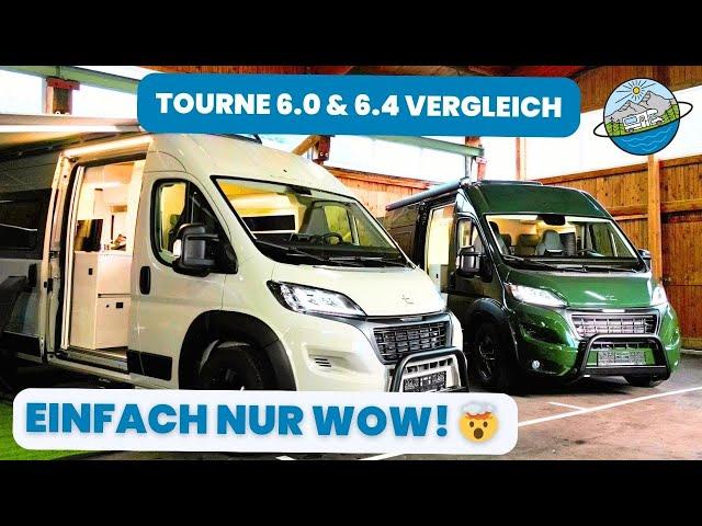 MEGA in Preis/Leistung Tourne 6.0 und Tourne 6.4 Bj 2023 - Wohnmobile im direkten Vergleich