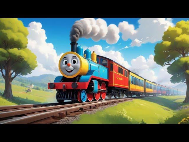 Cocomelon Color Train - Wheels on the Train - Baby Nursery Rhymes |  Kids studio school