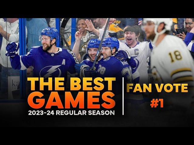 Stammer Time Forces Overtime ️ Best Regular Season Games 2023-24 | Fan Vote #1