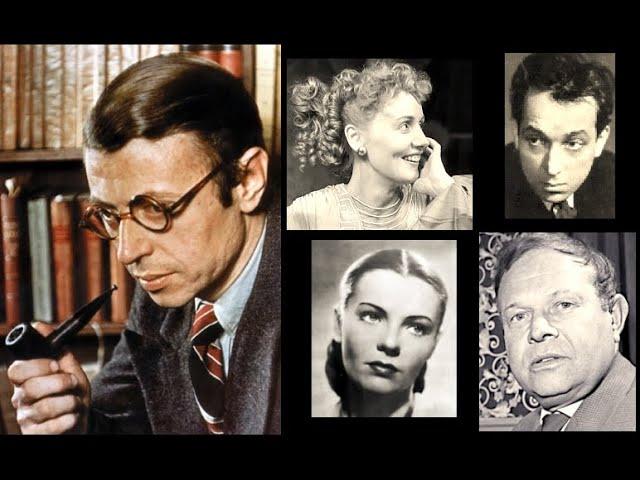 Jean-Paul Sartre - GESCHLOSSENE GESELLSCHAFT (NWDR 1949) - Radiohörspiel mit Richard Lauffen