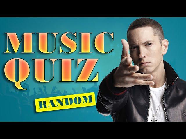 I Challenge YOU to get them ALL | RANDOM MUSIC QUIZ 2 | GUESS THE SONG