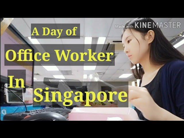 A Day In The Life Of an Office Worker (Foreigner) In Singapore. (EngSub)