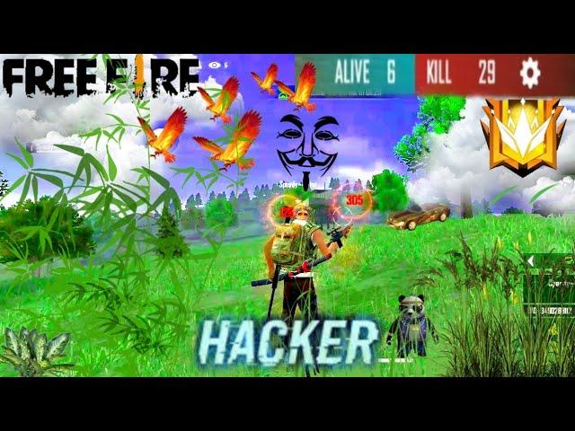 Free fire Hacker  Video Rintu free fire Youtube channel is video 29 kill