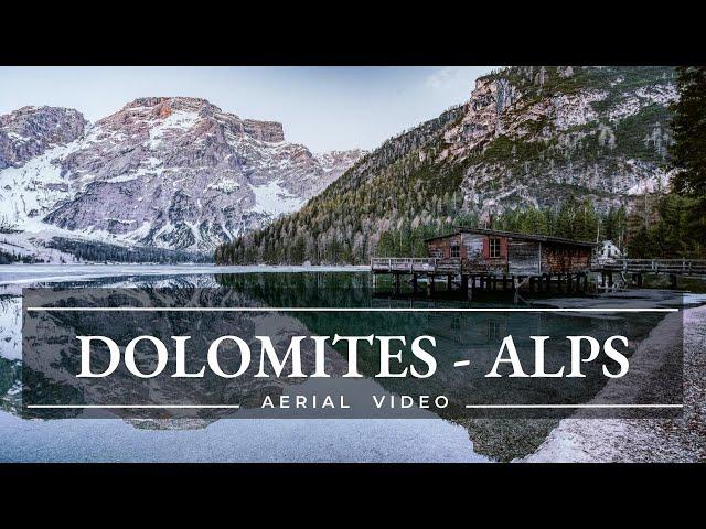 Dolomites, Alps - Italy | Aerial Tour By Drone #dolomites #dolomiti #alps #italy #winter