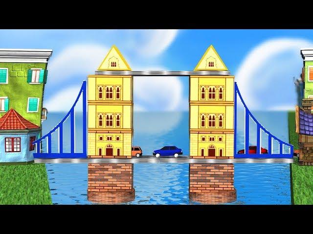 London Bridge is Falling Down, Built Again by Baby Shapes | Noodle Kidz