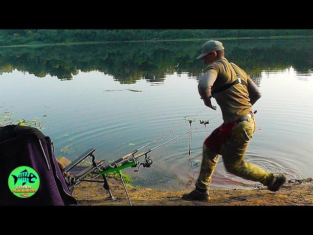 Ночевка на реке. Колокольчики Звенят. Ароматный лещ запечённый на углях. Рыбалка на фидер.