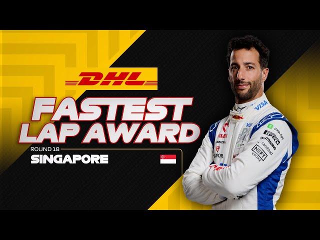 Daniel Ricciardo Sets The Fastest Lap | 2024 Singapore Grand Prix | DHL