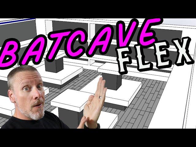Batcave "Bat Bunker" Collection Room Display Progress UPDATE MARCH 2023