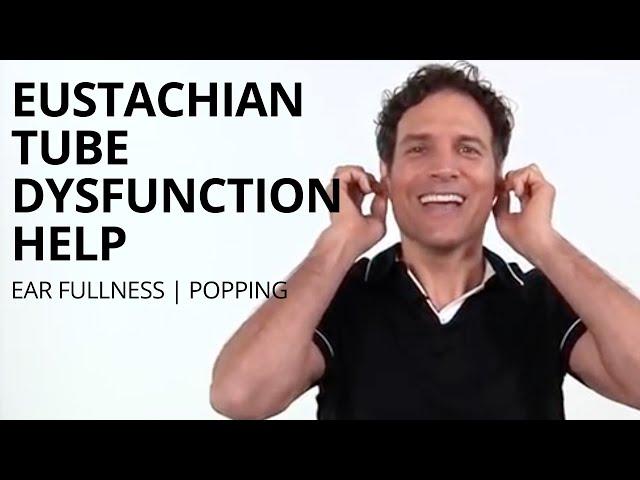 Eustachian Tube Dysfunction ETD Exercises and Massage Techniques for Ear Fullness