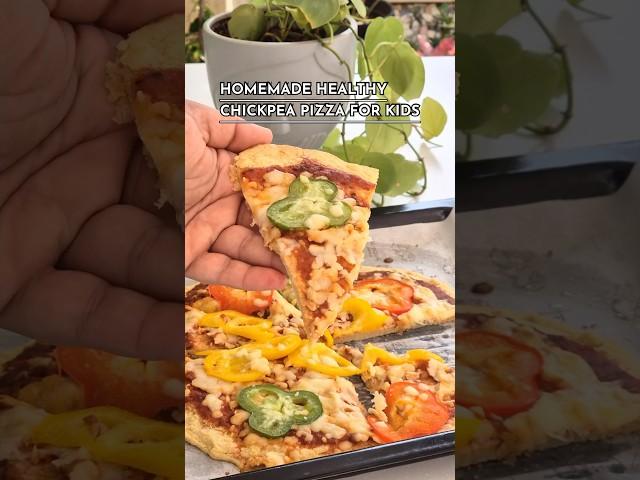 Healthy Homemade High Protein Pizza for kids #recipe #shorts