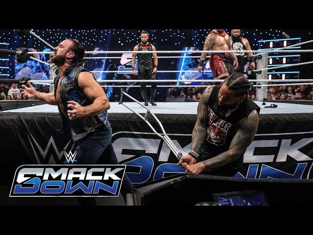 Jimmy Uso attacks Drew McIntyre with a crutch: SmackDown highlights, Dec. 20, 2024