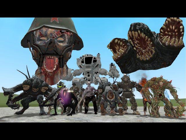 EPIC NEW ZOMBIE/MONSTER NPC'S GMOD-FIGHTS