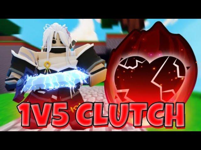 INSANE 1v5 CLUTCH In RANKED (Roblox Bedwars)