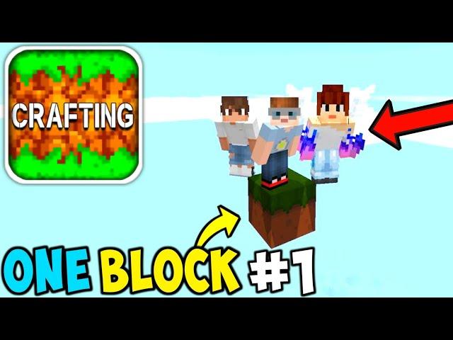 Crafting And Building Multiplayer Survival Series Of One Block - Walkthrough Gameplay Part 1