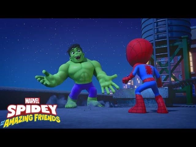  A Helping Hulk | Marvel's Spidey and His Amazing Friends | Disney Kids