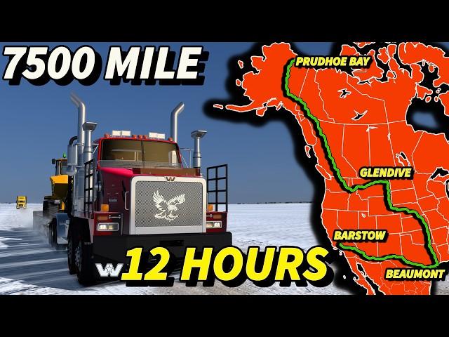 Longest Trip | Ultimate 7500-Mile Trucking Adventure Across 15 States in American Truck Simulator